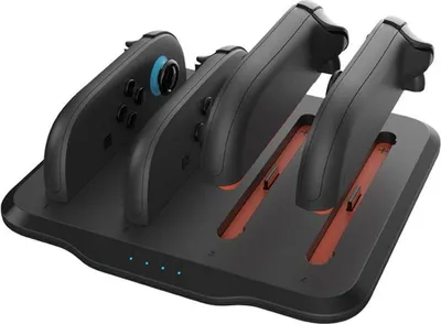 Produktbild von Für Nintendo Switch 2 Controller Ladestation Ladeanzeige Überladeschutz Schwarz
