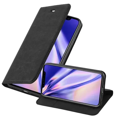 Produktbild von Cadorabo Hülle für Apple iPhone XR Schutz Hülle in Schwarz Handyhülle Etui Case Cover Magnetverschluss