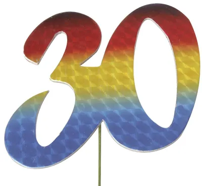 Imagen del producto de PaperStyle 2514030: Número conmemorativo del 30º aniversario, en varios colores
