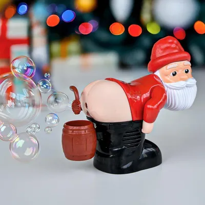 Produktbild von Santa Bubble Blower Weihnachtsmann mit Seifenblasenfunktion