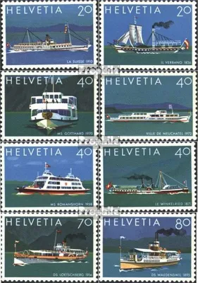 Produktbild von Briefmarken Schweiz 1978 Mi 1120-1127 (kompl.Ausg.) postfrisch LEMANEX
