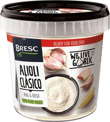 Obrázek produktu pro Bresc Alioli Clasico 1kg španělský česnekový dip Aioli česnekový krém omáčka