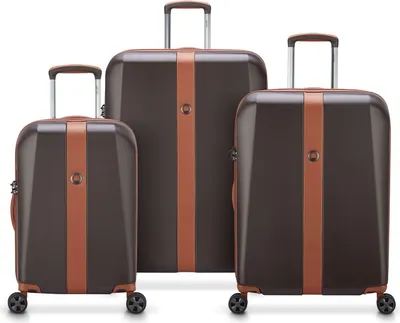 Image de DELSEY PARIS trolley Promenade Hard 2.0 Expandable 4 Double Rolls Trolley L / M / S L Chocolate marron foncé 77cm
