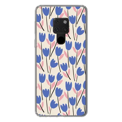 Produktbild von MuchoWow® Handyhülle Schutzhülle Hülle für Huawei P40 Lite Blume - Muster - Tulpe Silikon Softcase Handy Hülle - Handy