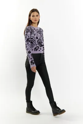 Image de Pull pour femme Speedlight - couleur lilas, taille S