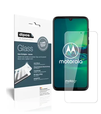 A product package for a screen protector is shown next to a smartphone.