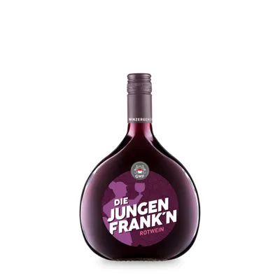 Produktbild von DIE JUNGEN FRANK´N Rotwein QbA halbtrocken 0,75l