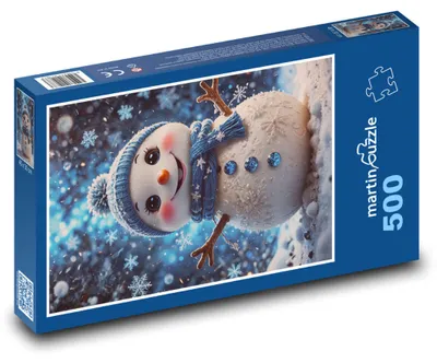 Obrázek produktu pro martinpuzzle - Puzzle 500 - Vysmátý sněhulák
