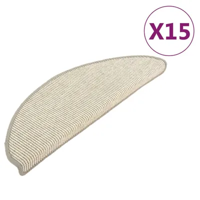 Immagine prodotto di Tappetini per scale 15 pz 65x21x4 cm Argento Semicircolari Grandi