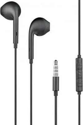 Zdjęcie produktu dla BigBen Connected, słuchawki douszne 3,5 mm z pilotem i mikrofonem, czarne
