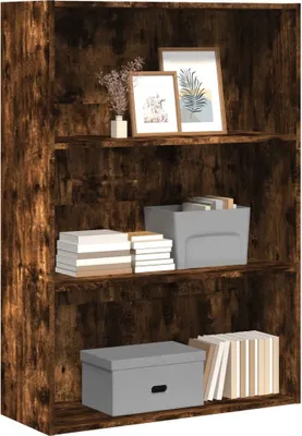 Immagine prodotto di Maison Exclusive - Libreria in rovere affumicato 80x30x114 cm Materiale ligneo