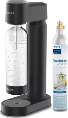 Produktbild von Philips Urządzenie do wody gazowanej z butlą CO2, czarne