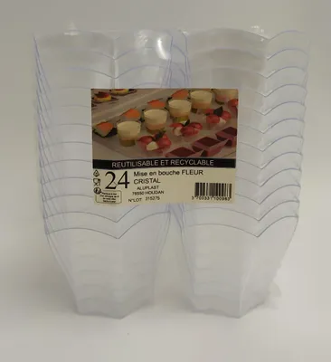 Zdjęcie produktu dla pojemniki plastikowe 20szt. na przekąski 70ml | 33-12