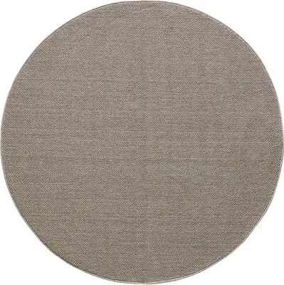 Produktbild von Teppium Teppich Wohnzimmer Uni Meliert Cut-Loop Design Kurzflor Modern Teppich Einfarbig Robust Pflegeleicht, Grösse: 120 cm Rund