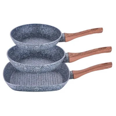Zdjęcie produktu dla Zestaw 3 Patelni Granitowych Berlinger Haus Bh-1215