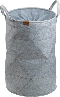 Produktbild von Wäschesammler - Grau - H 50 cm - Filz
