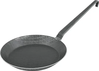 Obrázok produktu pre TURK Kovaná panvica s hákovou rukoväťou Ø28cm čierna