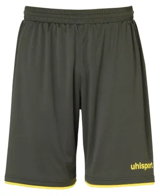 Produktbild von Uhlsport Club Shorts Kinder - Oliv / Neongelb