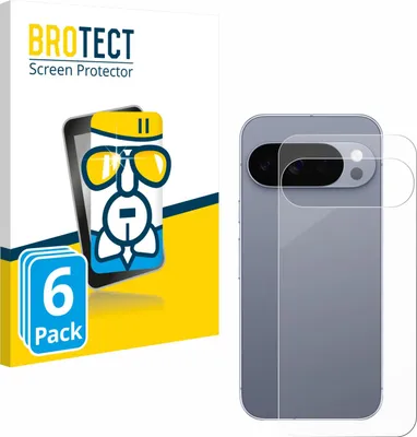 Produktbild von 6x BROTECT Schutzglas für Google Pixel 10 Pro (Rückseite) Schutzfolie Panzer Folie Glas Display Schutz klar