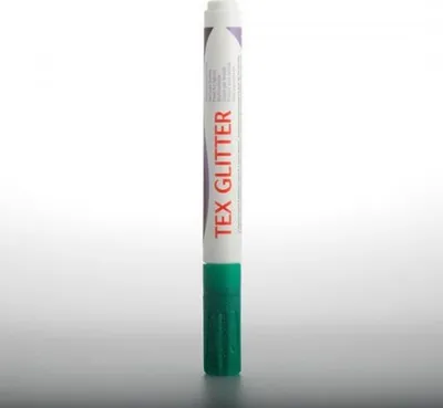 Immagine prodotto di Marcatore tessile TEX GLITTER - Verde scuro 6 ml