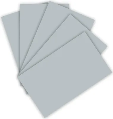 Produktbild von folia Tonpapier DIN A3 130 g/qm silber gänzend 50 Blatt