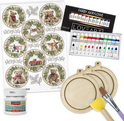 Produktbild von Weihnachts-Decoupage-Starter-Set R1924