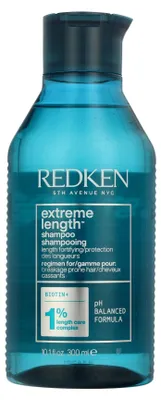 Produktbild von Redken Extreme Length Shampoo, Frauen, Professionell, Shampoo, beschädigtes Haar, Alle Farben, 300 ml