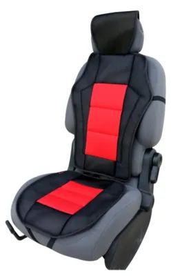 Produktbild von Sitzauflage CSC201, Sitzpolster Rot Schwarz, Stuhlauflage, Kissen