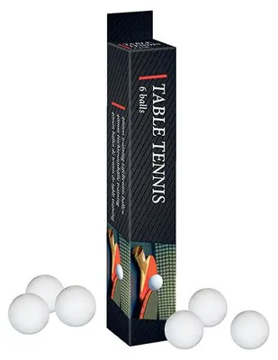 Produktbild von Tischtennisbälle, 6 Stück in einer Schachtel