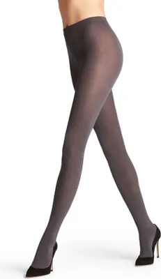 Produktbild von FALKE Damen Strumpfhose - Baumwolle Touch, Blickdicht Anthrazit S-M (38-40)