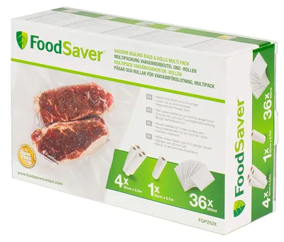 Obrázek produktu pro Foodsaver FGP252X: Sady vakuových sáčků / sáčky pro vaření ve vaku
