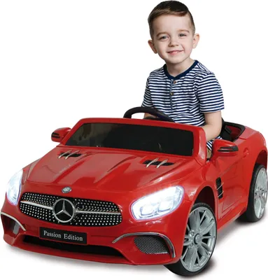 Image de Jamara Autoportée Mercedes Benz SL 400 rouge - 12V avec lumières LED - 3+