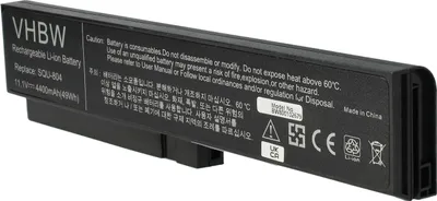 Produktbild von vhbw Akku kompatibel mit Wortmann Mobile M6020, M8020 Notebook (4400 mAh, 11,1 V, Li-Ion)