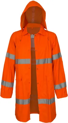 Produktbild von Warnschutzjacke Regenjacke Arbeitsjacke Warnjacke Wetterjacke Orange (SAT-P) Gr. L