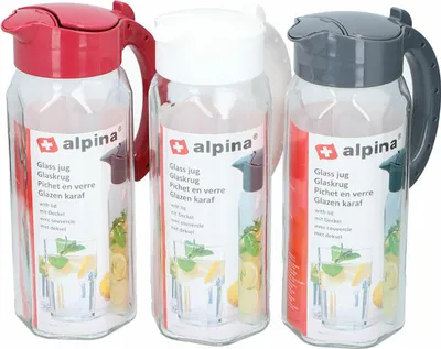 Produktbild von Alpina Glaskaraffe 1,5l mit Deckel