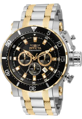 Obrázek produktu pro Invicta Coalition Forces 32712 Pánské hodinky - Quartzový strojek - Nerezová ocel s černým ciferníkem - 52 mm