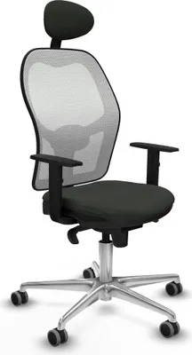 Image de Chaise de bureau avec appui-tête Jorquera Piqueras y Crespo 1D086G1 Noir