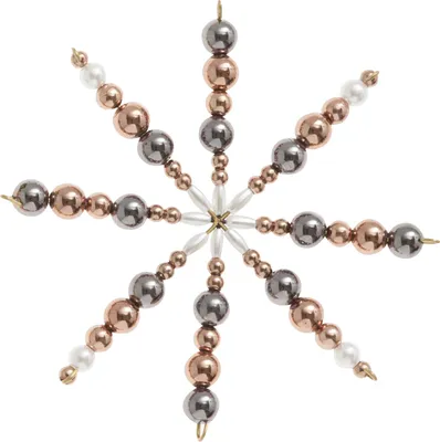 Image de ensemble de perles étoilées folia "Copper" 340 pièces