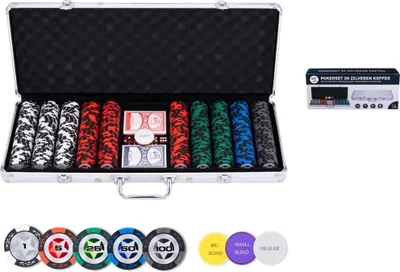 Image de Set de poker 500 Prestige petites coupures