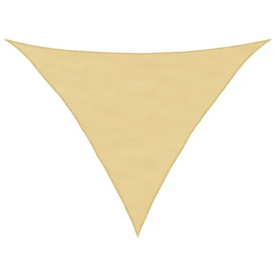 Image de vidaXL Voile d'ombrage couleur sable 5x5x6 m 100% Polyester Oxford