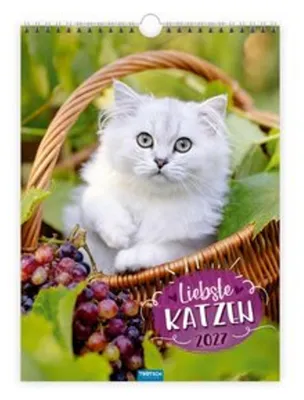 Zdjęcie produktu dla TRÖTSCH – Kalendarz klasyczny „Najukochańsze koty” 2027