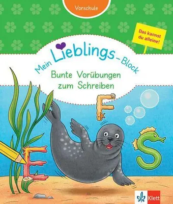 Immagine prodotto di Klett Mein Lieblings-Block Bunte Vorübungen zum Schreiben