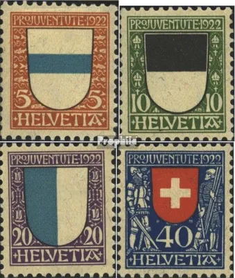 Produktbild von Briefmarken Schweiz 1922 Mi 175-178 (kompl.Ausgabe) gestempelt Pro Juventute
