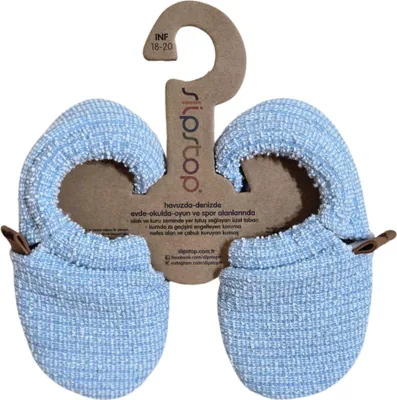 Produktbild von Slipstop Ice Blue Bootie Pantoffeln Kinder