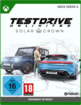 Produktbild von Bigben Interactive Test Drive Unlimited Solar Crown, Xbox Series X, Xbox Series X, Multiplayer-Modus, E10+ (Jeder über 10 Jahre)