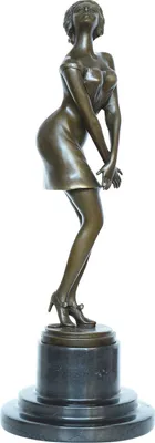Produktbild von Bronzeskulptur Erotik erotische Kunst im Antik-Stil Bronze Figur 36cm
