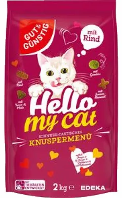 Produktbild von G&G Trockenfutter für Katzen mit Rind, 2 kg