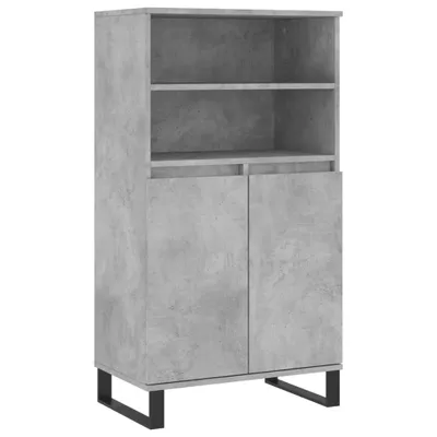 Produktbild von Highboard Betongrau 60x36x110 cm Holzwerkstoff