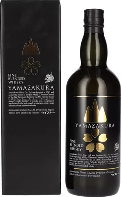Produktbild von Yamazakura Blended Whisky Black Label 40% Vol. 0,7l in Geschenkbox