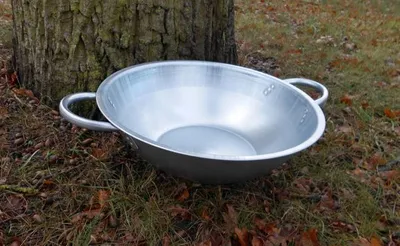 Produktbild von Stabile Zinkschale Blumenschale Dekoschale Pflanzschale Zinkwanne Tragegriffe 47